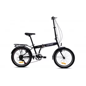   Capriolo Travel 6 sebességes 20" camping kerékpár fekete