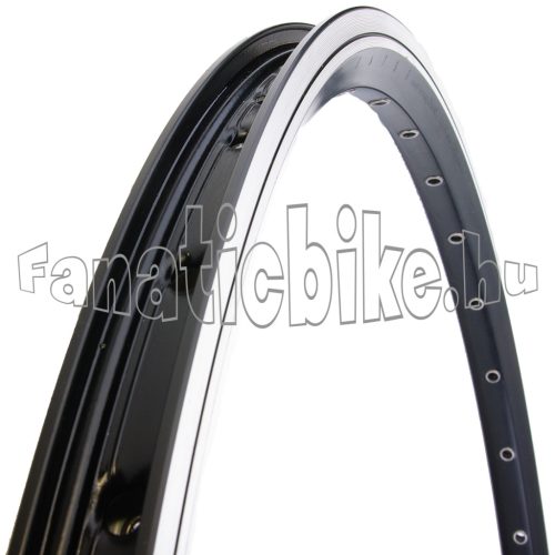 28" (622x24mm) 36ly alu duplafalu szegecselt felni fekete