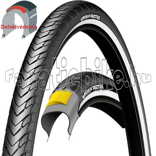 Michelin Protek 700x40 (42-622) reflex csíkos gumiköpeny