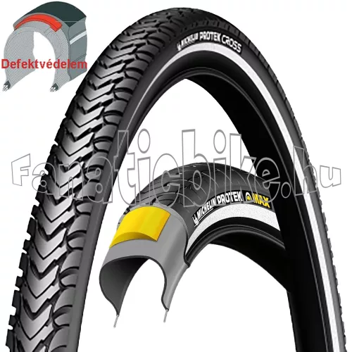 Michelin Protek Cross 26x1,60 (40-559) reflex csíkos gumiköpeny
