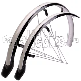   Sárvédő plasztik 51mm/26" V pálcás Sporty fekete/szürke/fekete