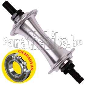 Agy első alu 36H anyás ipari csapággyal ezüst