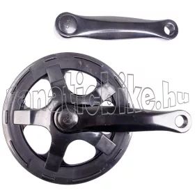 Hajtómű acél 40T 140mm, láncvédővel, fekete
