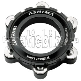   Ashima féktárcsa adapter centerlock XL/6 csavaros Shimano agyakhoz 15/20mm tengelyhez