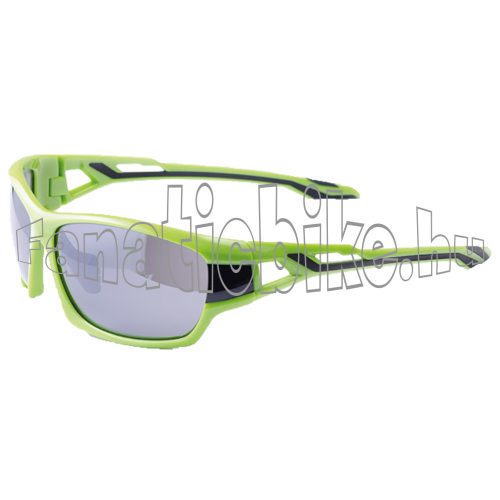 BikeFun Spy szemüveg fekete-zöld