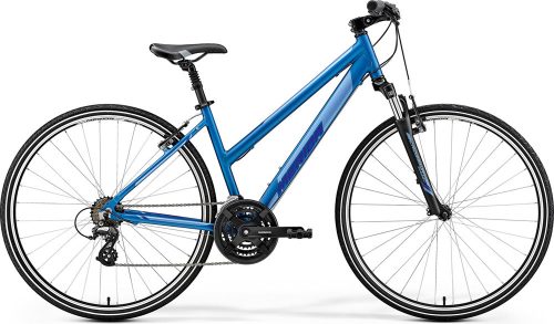 Merida Crossway 10-V női S (46cm) selyem kék (ezüst/sötétkék) 2019 