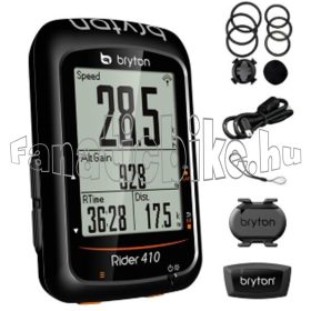 Bryton Rider 410T GPS (Smart HRM+CAD) komputer szett
