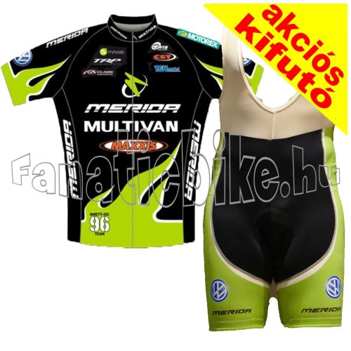 Merida Team mez + nadrág XXL zöld-fekete