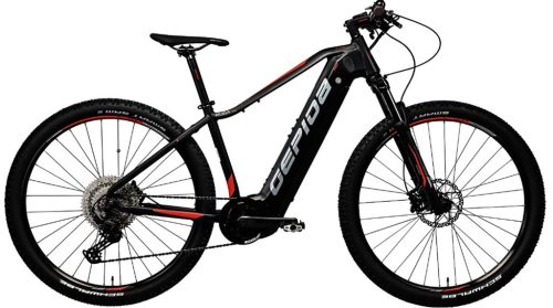 Gepida Ruga Pro Deore 12 sebességes 29/19" 625WH fekete-piros