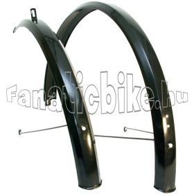 28" (635) 54mm fém sárvédő fekete 