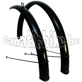 27-28" (622-630) 56mm fém sárvédő fekete 