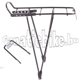 20" acél huzal csomagtartó fekete
