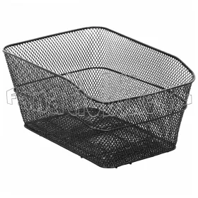 Kosár sűrű-szövésű + tartó hátsó 18 liter fekete