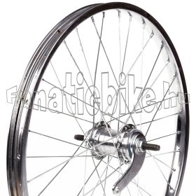   Hátsó kerék 20" (406mm) krómozott acél abroncs, Cseh kontrafékes acél agy