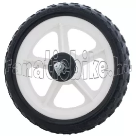 Első kerék 12" (203mm) műanyag fekete-fehér