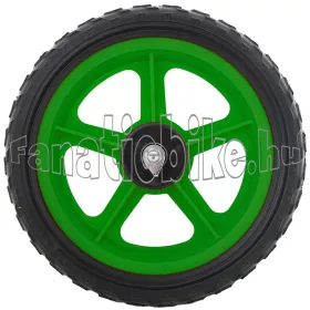 Első kerék 12" (203mm) műanyag fekete-zöld