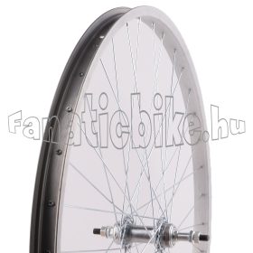   Hátsó kerék 28/29" (622mm) ezüst alu abroncs, krómozott acél agy