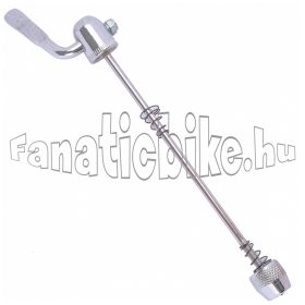 Hátsó gyorszár, acél karos, króm