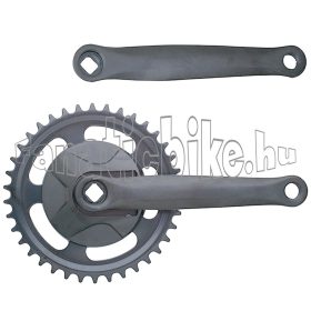 Hajtómű szögletes 170mm 38T 1/8" acél