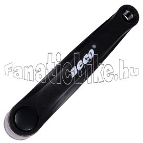   Neco bal hajtókar szögletes műanyag bevonatos 170mm, fekete  