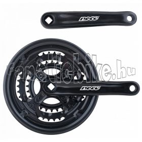 Neco alu karos hajtómű 24/34/42 170mm fekete