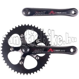   Neco hajtómű szögletes alu karral 170mm 48T 3/32" fekete 