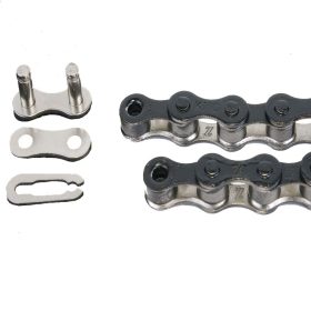   KMC S1 (Z-410) Fekete 1 sebességes 116 szemes lánc + patentszem