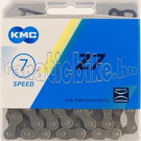   KMC Z7 dobozos 5-6-7 sebességes 114 szemes lánc + patentszem