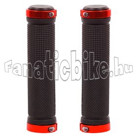 MTB Lock-on markolat fekete-piros