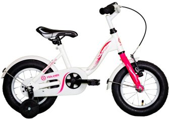   Koliken Kid Bike 12" kontrafékes kerékpár fehér-pink