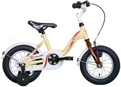 Koliken Kid Bike 12" kontrafékes kerékpár krém-bordó