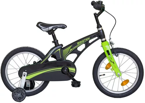 Koliken Biketek Magnézium 16" fekete-zöld