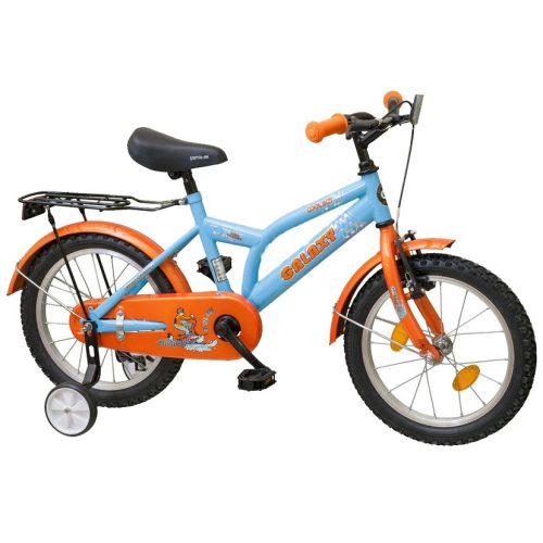 Koliken Cool Boy 16" kontrafékes világoskék-narancs