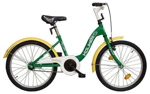 Koliken Traki 20" kontrás fém sárvédős kerékpár zöld