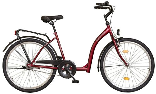 Koliken Hunyadi 26" kontrafékes kerékpár piros