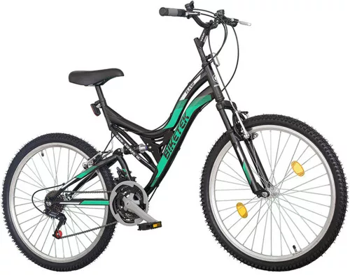 Koliken Eland 26" összteleszkópos MTB fekete-zöld