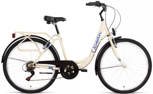 Koliken Ocean 26" váltós kerékpár krém