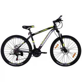 Koliken Scoria 26/19" MTB alu kerékpár fekete-zöld