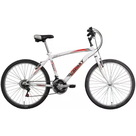 Galaxy MTB 26" férfi kerékpár, fehér-piros