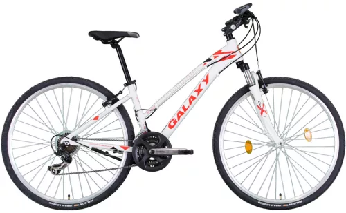 GALAXY TL820 női kerékpár fehér-piros
