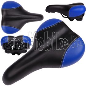 Fekete-kék elasztomer rugós nyereg CN