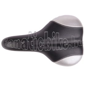 Fekete-ezüst elasztomer rugós nyereg CN