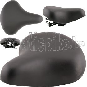 Nyereg rugós széles fekete