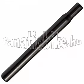 28.6x250 mm-es acél nyeregcső fekete 