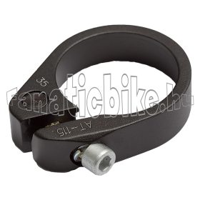 Nyeregcsőbilincs vázra alu 35mm fekete