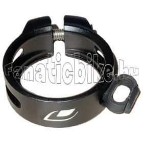 Nyeregcsőbilincs vázra bovdenvezetővel alu 35mm fekete