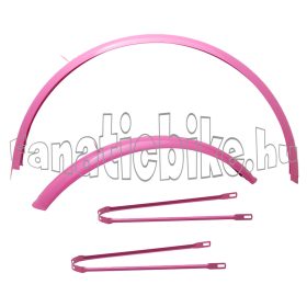 26" fém sárvédő rózsaszin