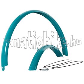 622mm festett fém sárvédő türkiz