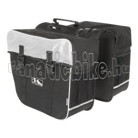 Táska csomagtartóra 2 részes fekete/fehér