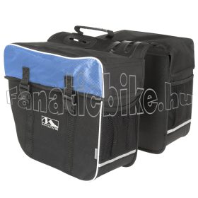 Táska csomagtartóra 2 részes fekete/kék